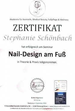 Nageldesign Fuß