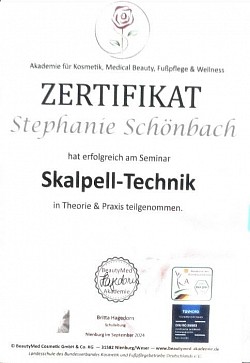 Skalpell Technik