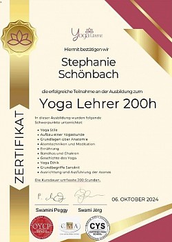 Yoga Lehrerin